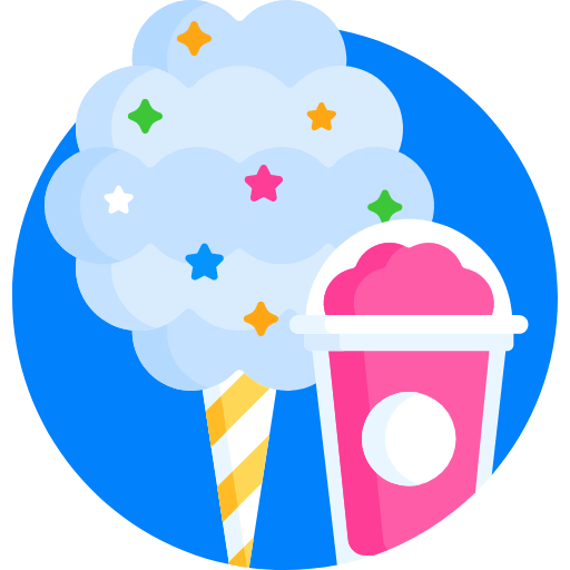 Cotton candy icon