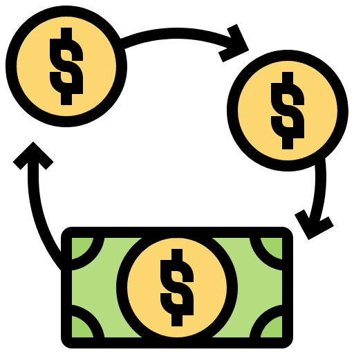 Cash flow icon
