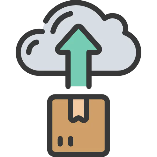Cloud upload Ikona