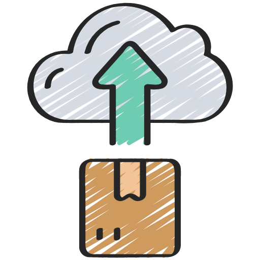 Cloud upload icon