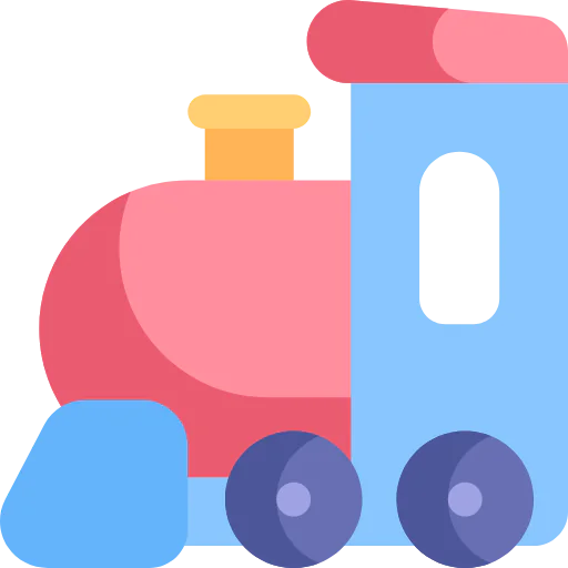 Train toy icon