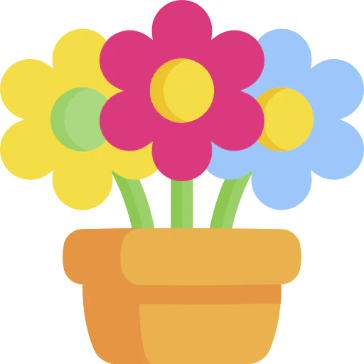 Flower pot icon