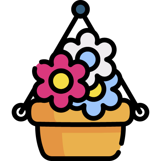 Flower pot icon