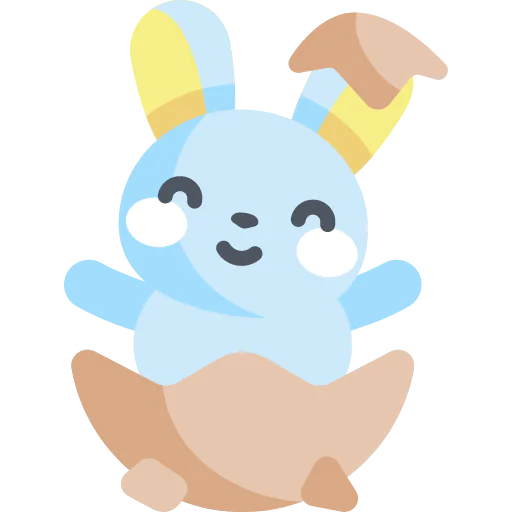 Easter bunny icon