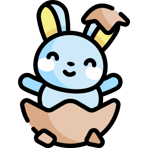 Easter bunny icon