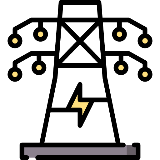 Electric tower icon