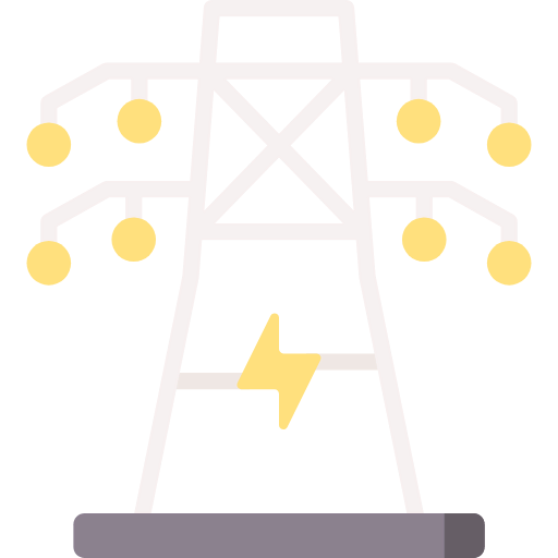 Electric tower icon