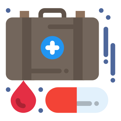 First aid kit icon