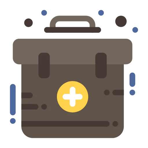 First aid kit icon