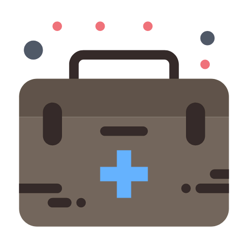 First aid kit icon
