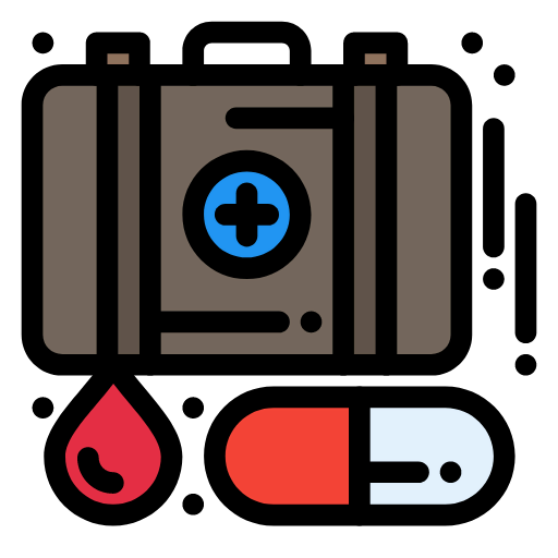 First aid kit icon