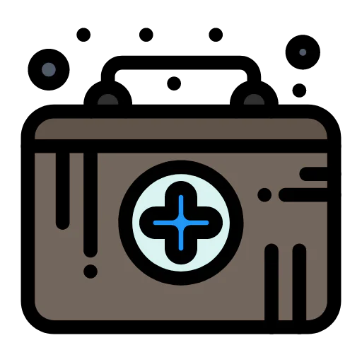First aid kit icon