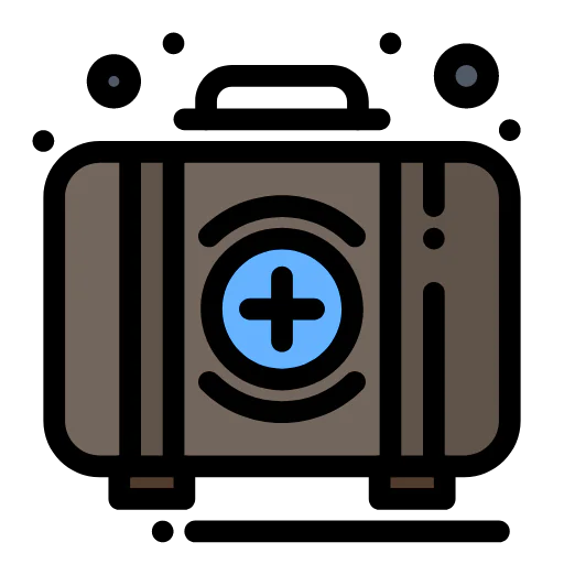 First aid kit icon