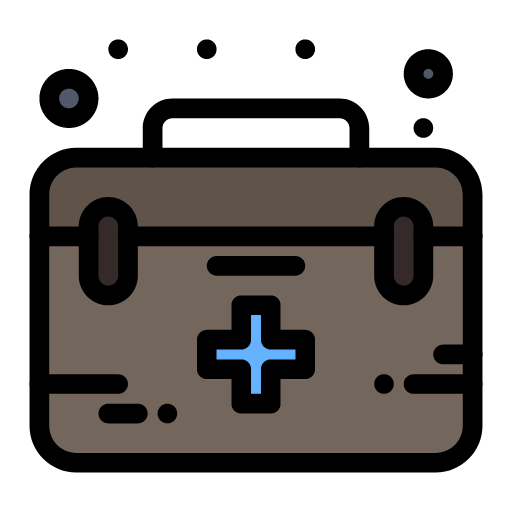 First aid kit icon