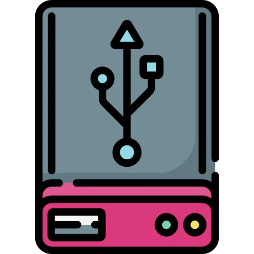 External hard drive icon