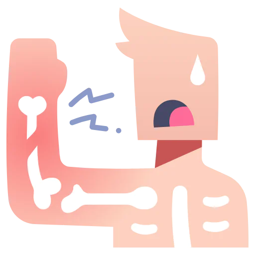 Broken bone icon