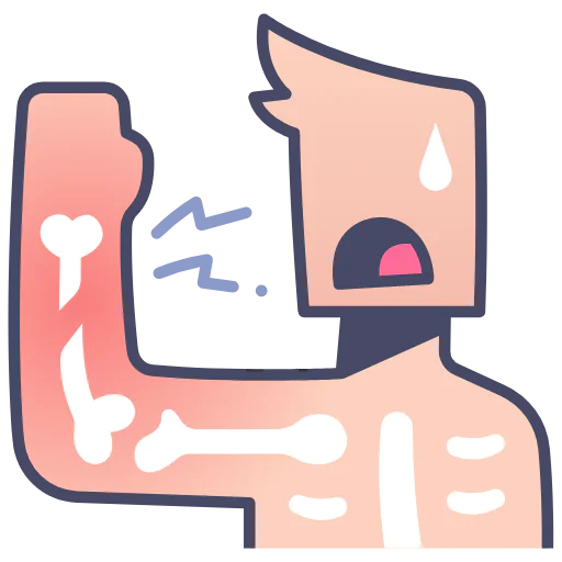 Broken bone icon