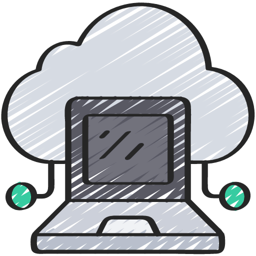 Cloud computing ícono