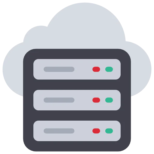 Cloud server icon