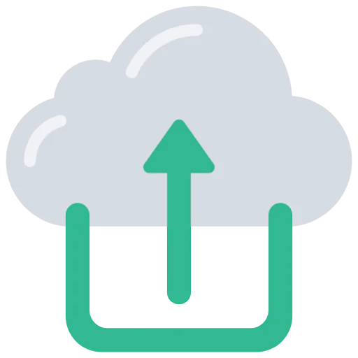 Cloud upload icon