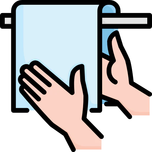Bath towel icon