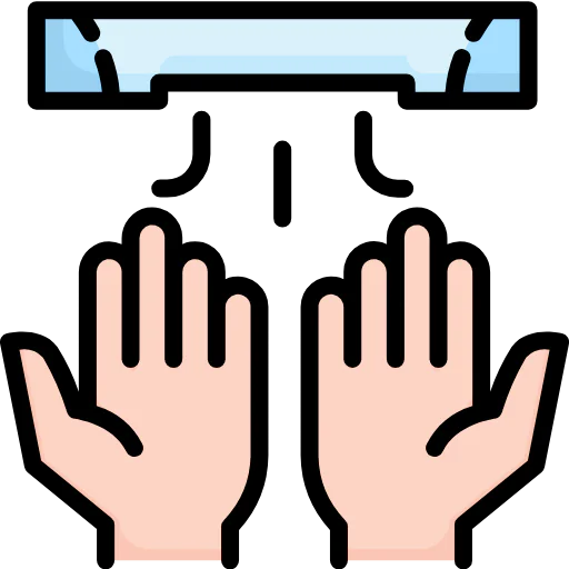 Hand dryer icon