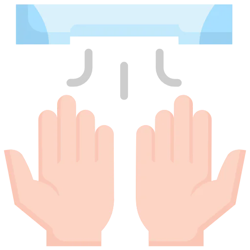 Hand dryer icon