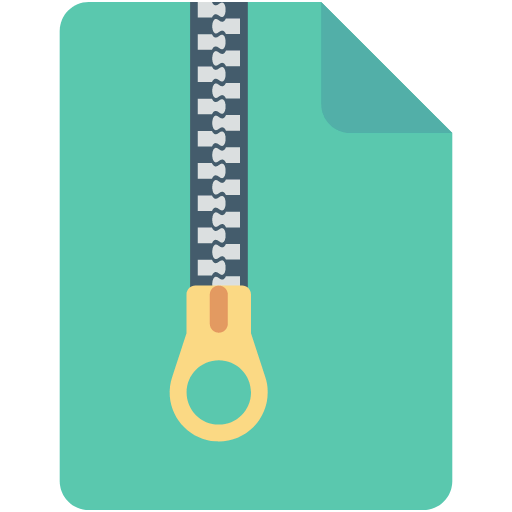 Zip folder Ikona