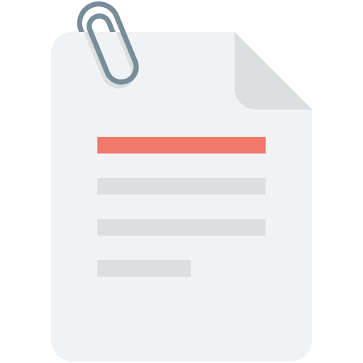 Attach file icon