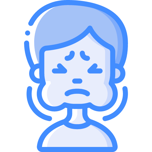 Face swelling icon