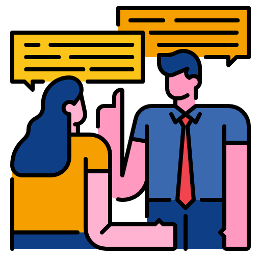 Talking icon