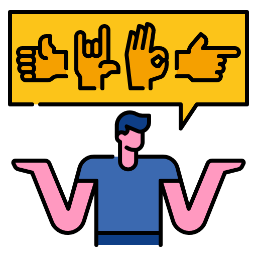 Sign language icon