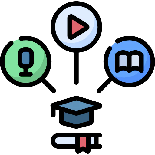 Blended learning icon