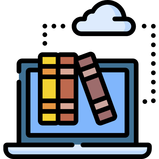 Digital library icon