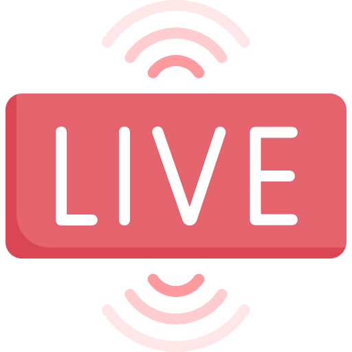 Live streaming icon