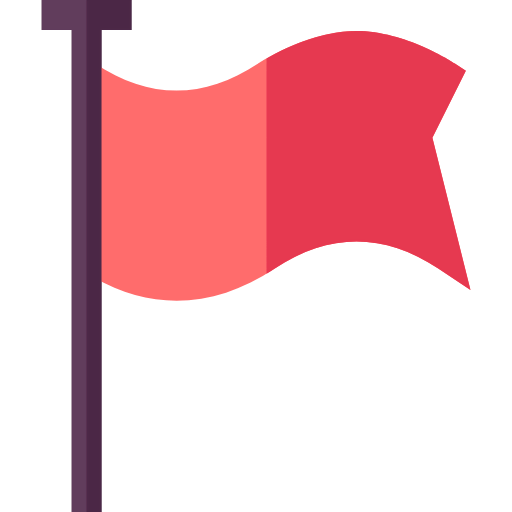 Red flag icon