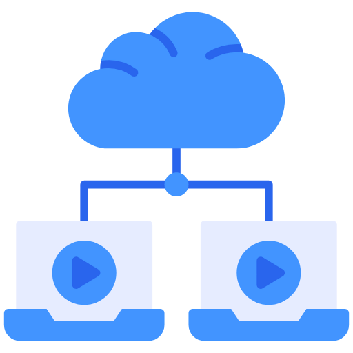 Computing cloud アイコン