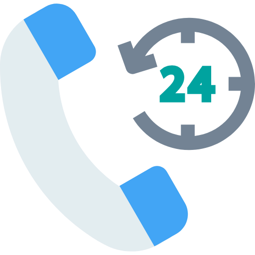 24 hours support icon
