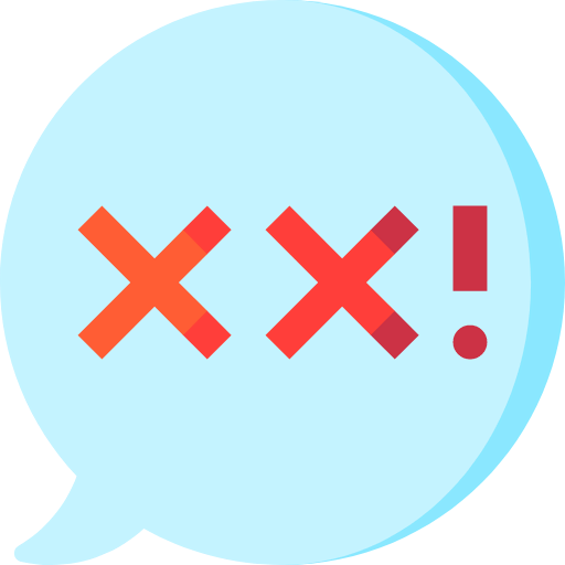 Swearing icon