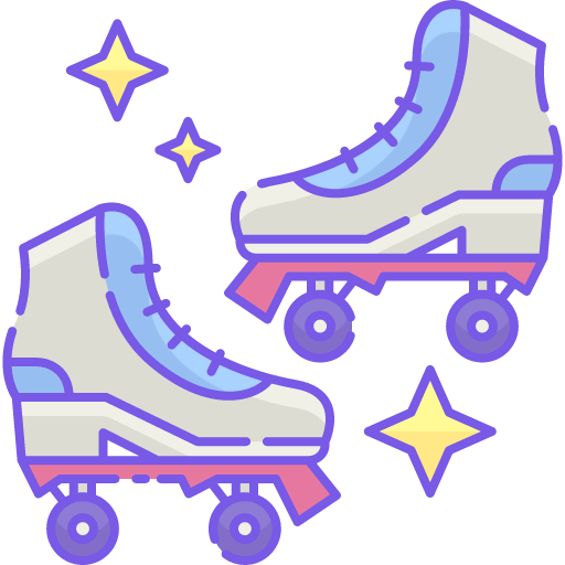 Roller skates icon